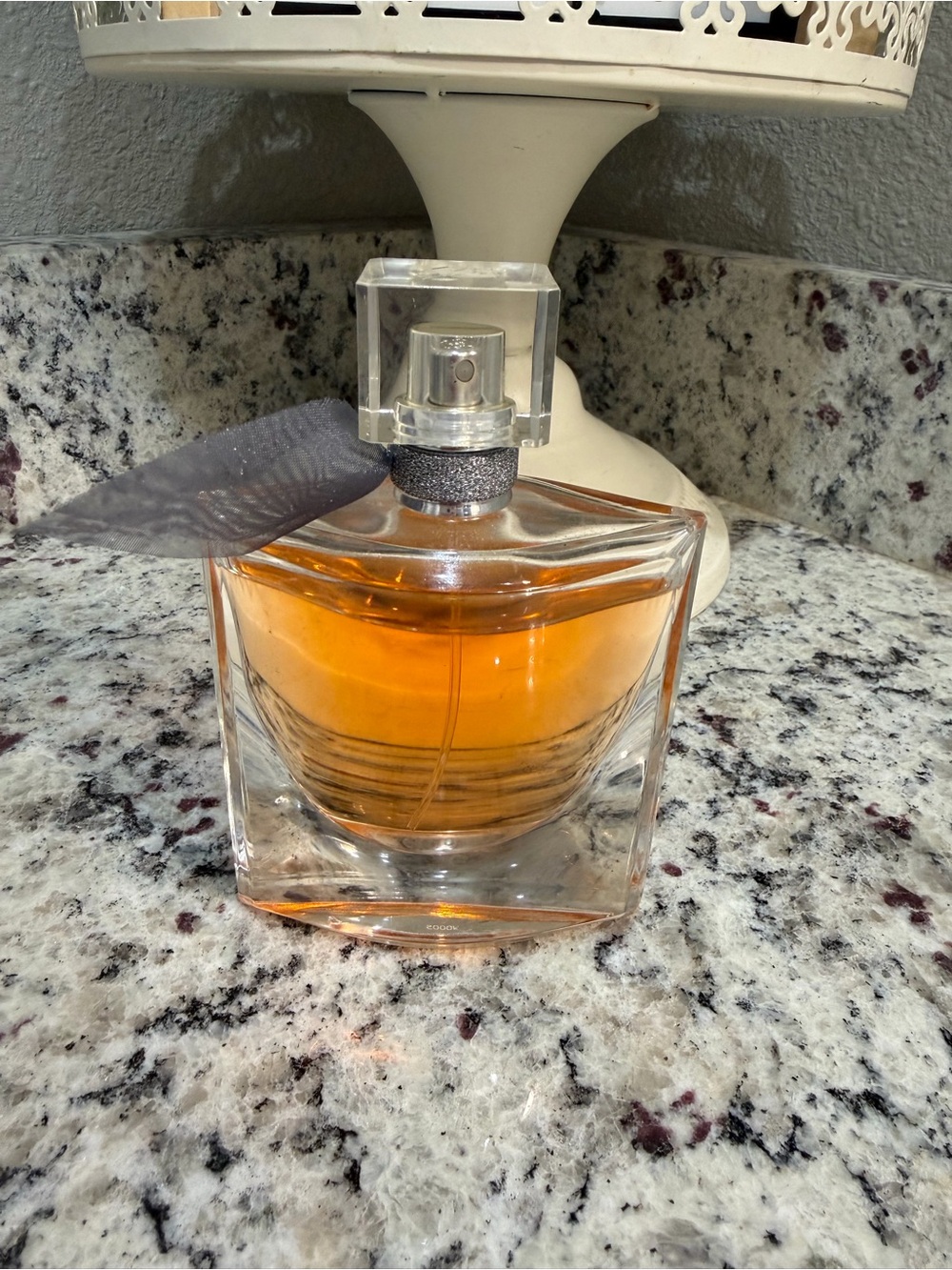 Lancome Women's Body Fragrance Bottle - Amber Orange & Clear